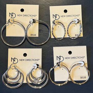 New Directions (ND) Earrings (4 pairs)